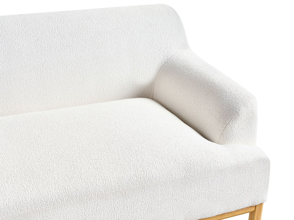 3 Seater Boucle Sofa Off-White SOSJO