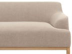 Corner Sofa SOSJO Fabric Taupe 3 Seater Right Hand