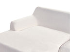 Right Hand Boucle Corner Sofa Off-White SOSJO