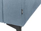 3 Seater Fabric Sofa Blue ANGE