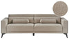 3 Seater Boucle Sofa Taupe