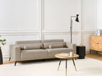 3 Seater Boucle Sofa Taupe ANGE