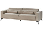 3 Seater Boucle Sofa Taupe ANGE