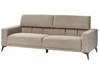 3 Seater Boucle Sofa Taupe ANGE