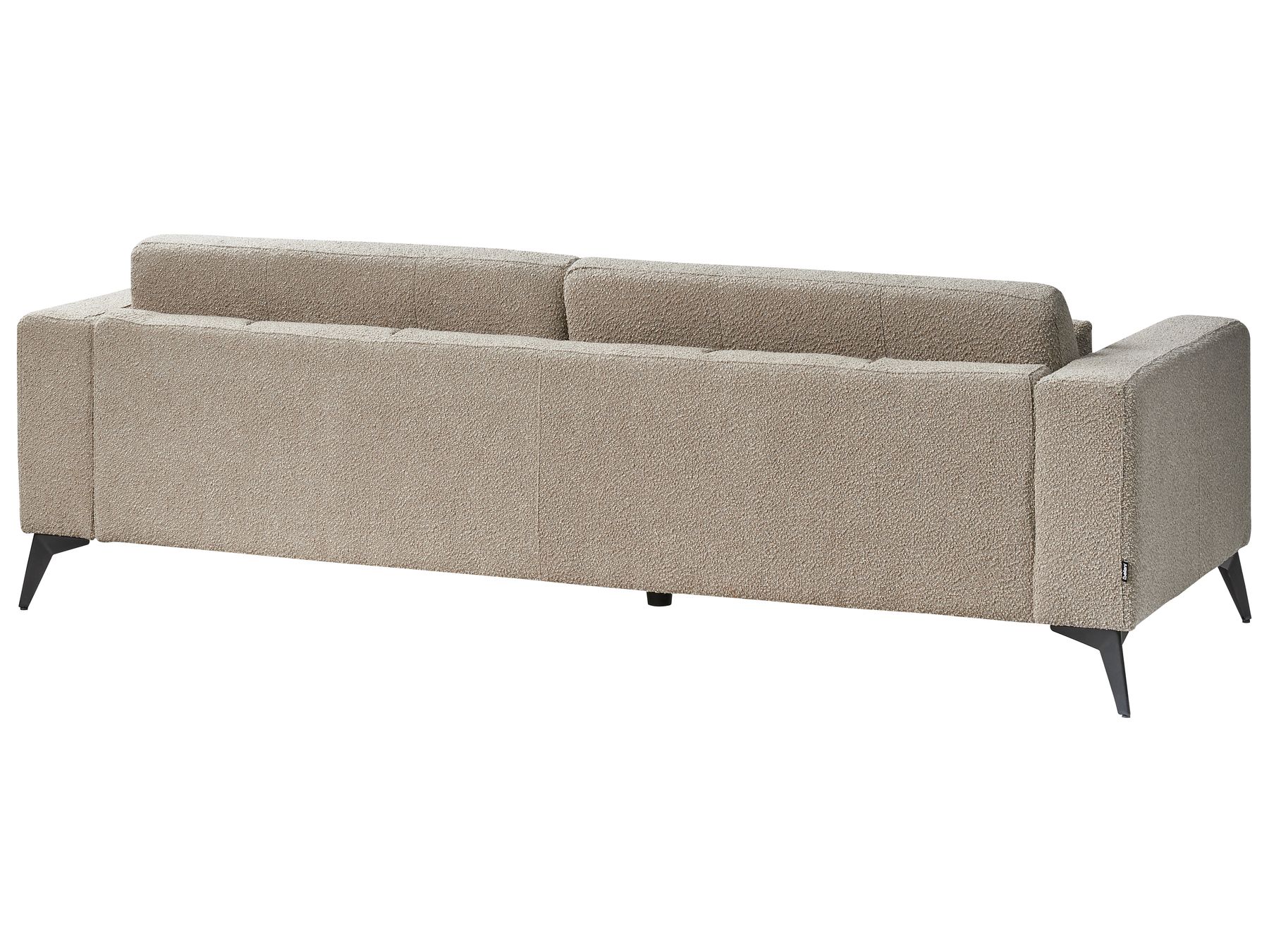3 Seater Boucle Sofa Taupe ANGE