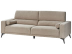 3 Seater Boucle Sofa Taupe ANGE
