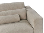 3 Seater Boucle Sofa Taupe ANGE