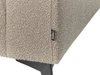 3 Seater Boucle Sofa Taupe ANGE