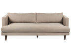 3 Seater Fabric Sofa Light Brown JARPEN