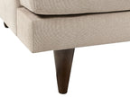3 Seater Fabric Sofa Light Brown JARPEN