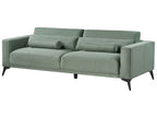 3 Seater Fabric Sofa Green ANGE