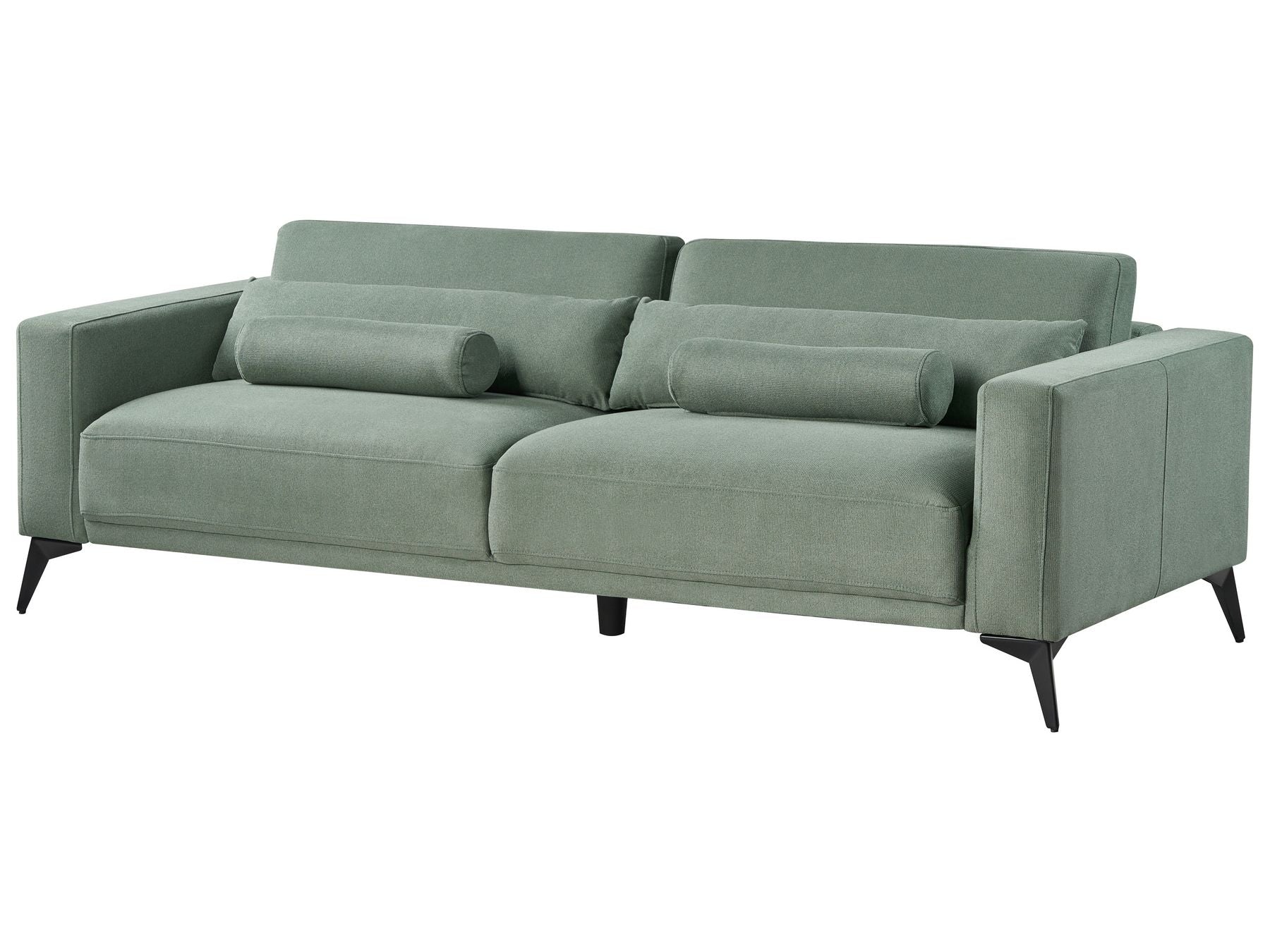 3 Seater Fabric Sofa Green ANGE