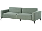 3 Seater Fabric Sofa Green ANGE