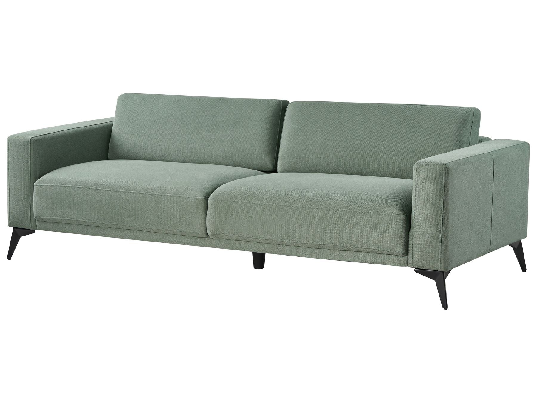3 Seater Fabric Sofa Green ANGE