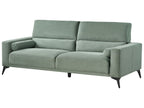 3 Seater Fabric Sofa Green ANGE