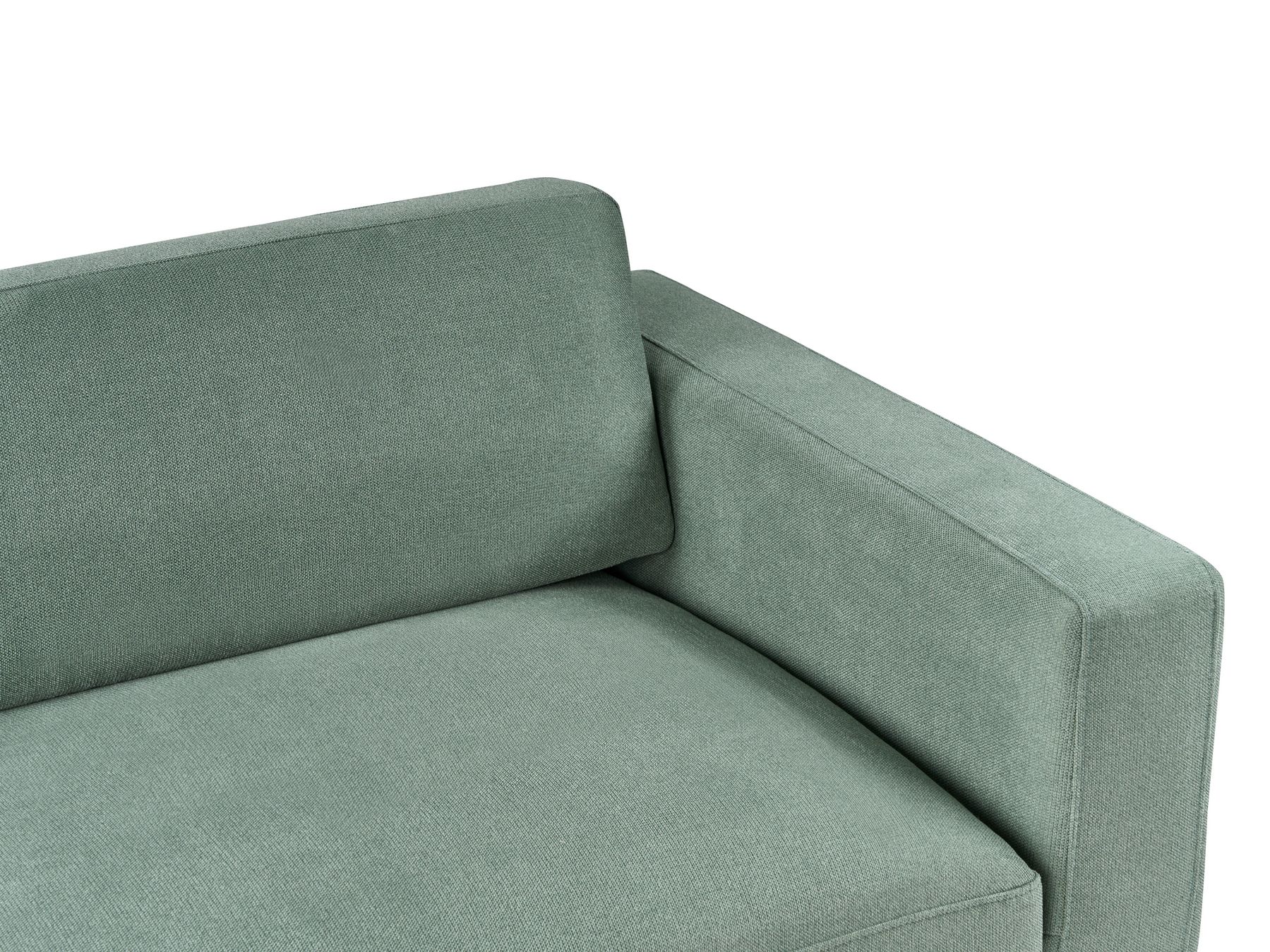 3 Seater Fabric Sofa Green ANGE