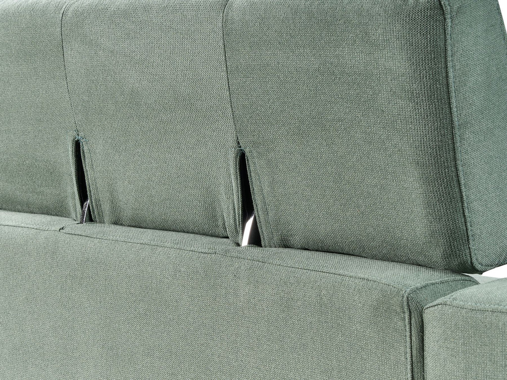 3 Seater Fabric Sofa Green ANGE