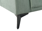 3 Seater Fabric Sofa Green ANGE