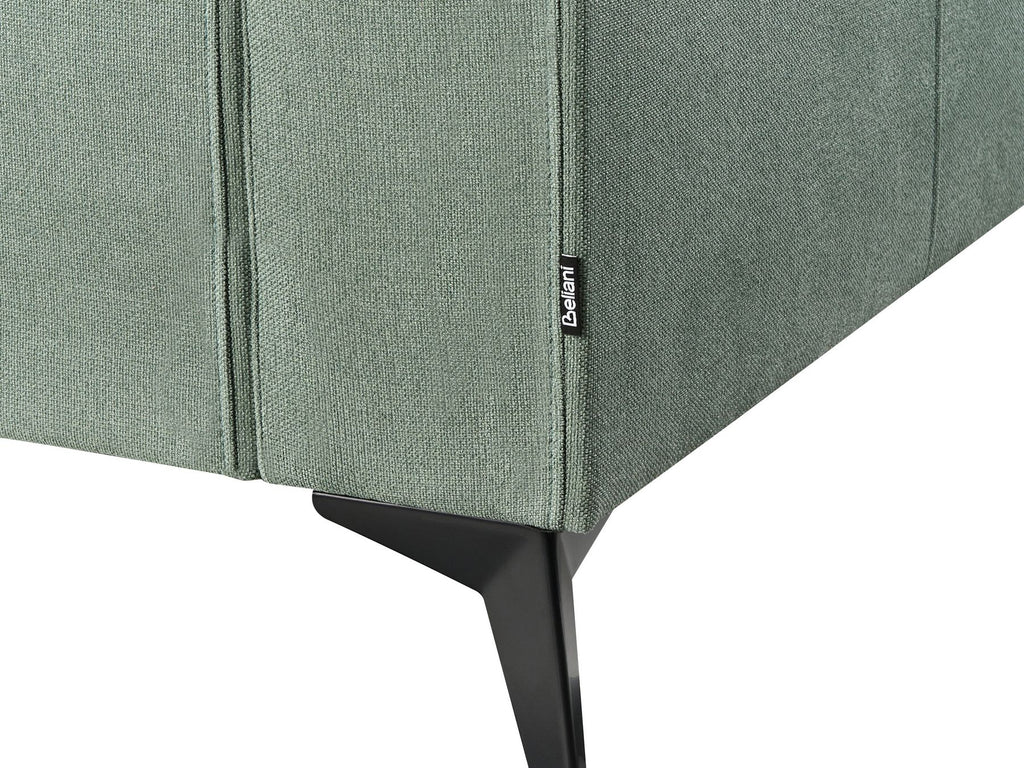 3 Seater Fabric Sofa Green ANGE