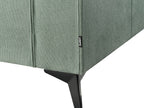 3 Seater Fabric Sofa Green ANGE