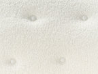 2 Seater Boucle Kitchen Sofa White SKIBBY