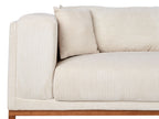 4 Seater Cord Sofa Green Beige VENG