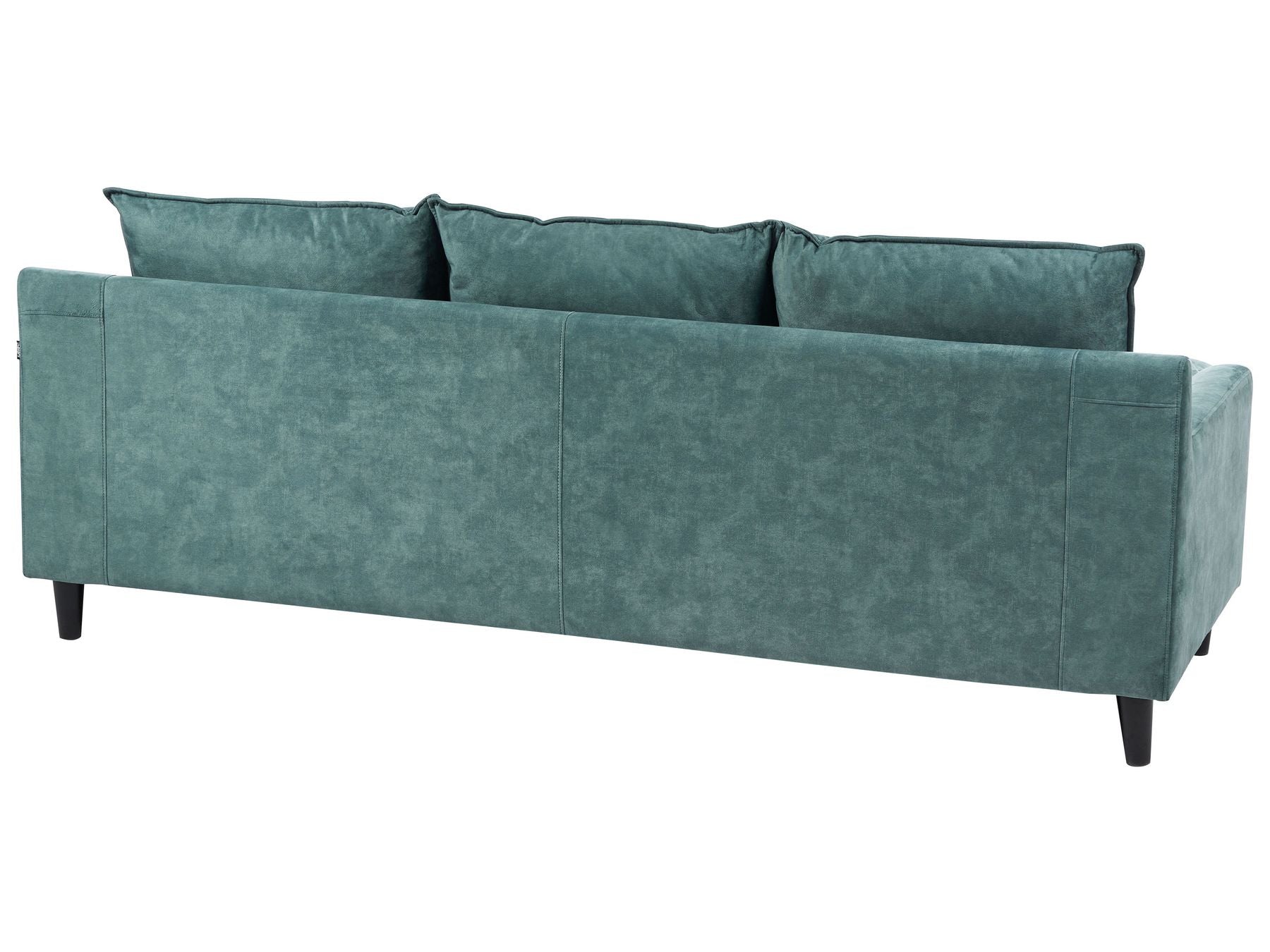 Right Hand Velvet Corner Sofa Teal ELVENES