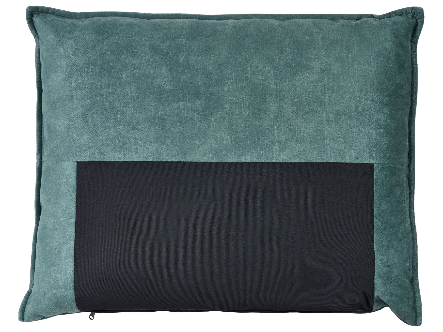 Left Hand Velvet Corner Sofa Teal ELVENES
