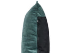 Left Hand Velvet Corner Sofa Teal ELVENES