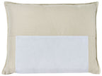 Corner Sofa ELVENES Fabric Light Beige 3 Seater Left Hand