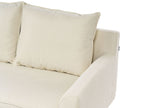 Corner Sofa ELVENES Fabric Light Beige 3 Seater Left Hand