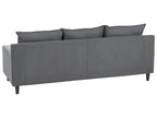 Corner Sofa ELVENES Fabric Dark Grey 3 Seater Right Hand