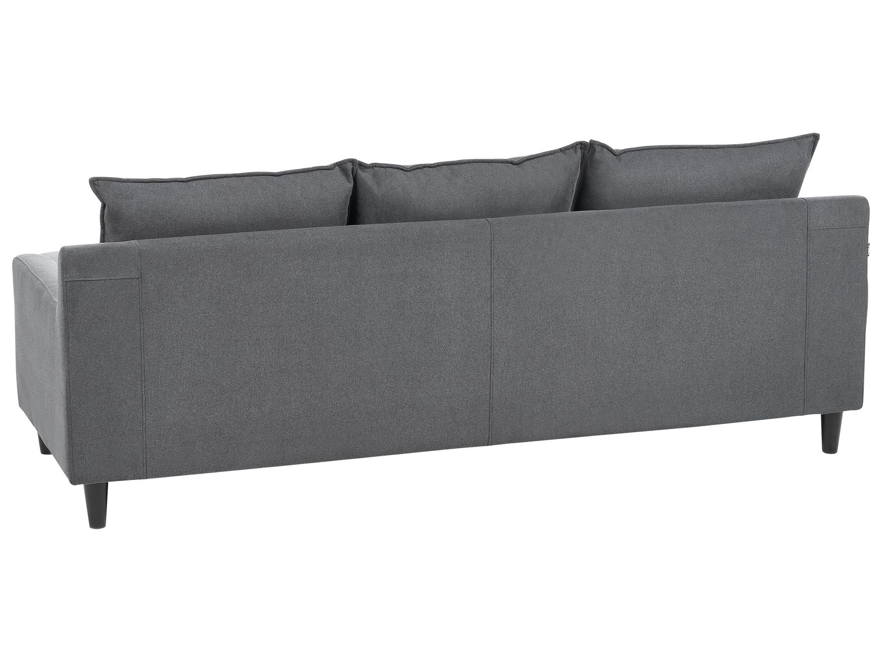 Corner Sofa ELVENES Fabric Dark Grey 3 Seater Right Hand