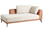 Corner Sofa MYKEN Fabric Light Beige 3 Seater Right Hand