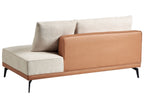 Corner Sofa MYKEN Fabric Light Beige 3 Seater Right Hand
