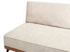Corner Sofa MYKEN Fabric Light Beige 3 Seater Right Hand