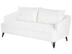 3 Seater Boucle Sofa White HOBRO