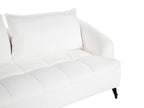 3 Seater Boucle Sofa White HOBRO