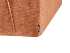 2 Seater Fabric Manual Recliner Sofa Orange BERGEN