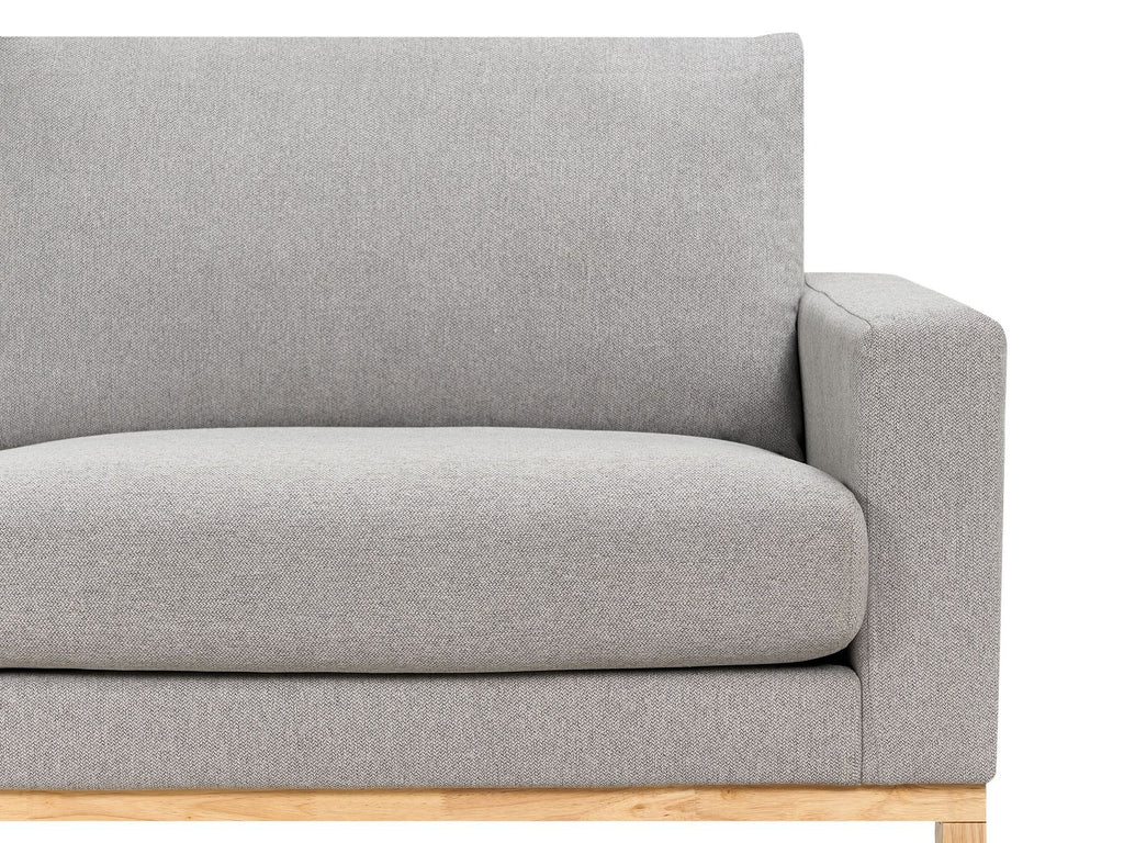 Corner Sofa SIGGARD Fabric Grey 4 Seater Right Hand