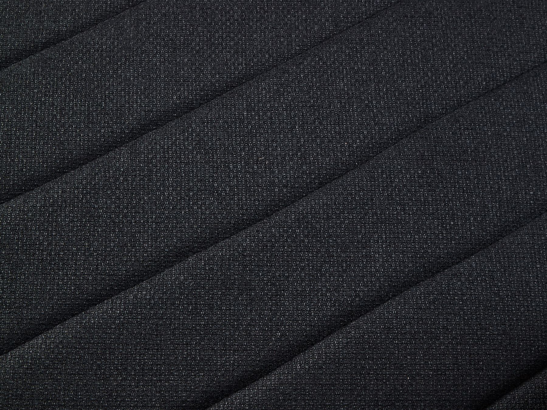 Sofa Bed SENJA Faux Linen Black 3 Seater