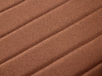 Sofa Bed SENJA Faux Linen Orange 3 Seater