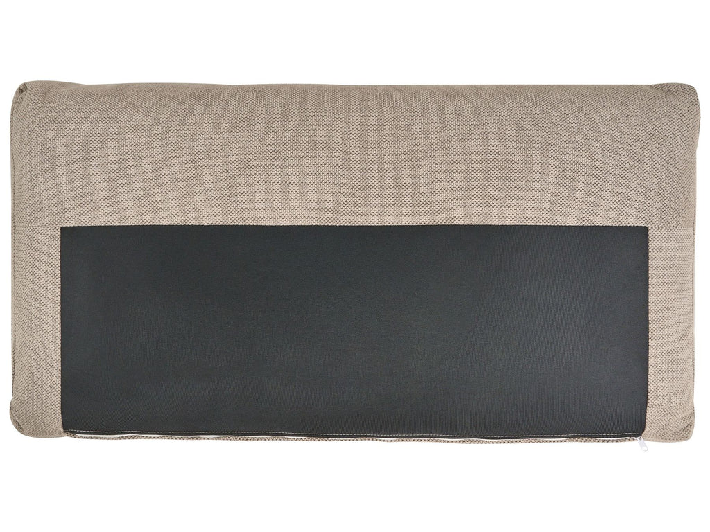 Corner Sofa SIGGARD Fabric Taupe 4 Seater Right Hand