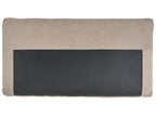 Corner Sofa SIGGARD Fabric Taupe 4 Seater Right Hand