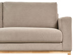 Corner Sofa SIGGARD Fabric Taupe 4 Seater Right Hand
