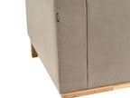 Corner Sofa SIGGARD Fabric Taupe 4 Seater Right Hand