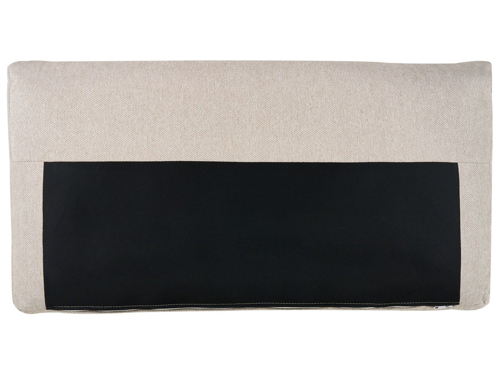 Corner Sofa SIGGARD Fabric Beige 4 Seater Right Hand