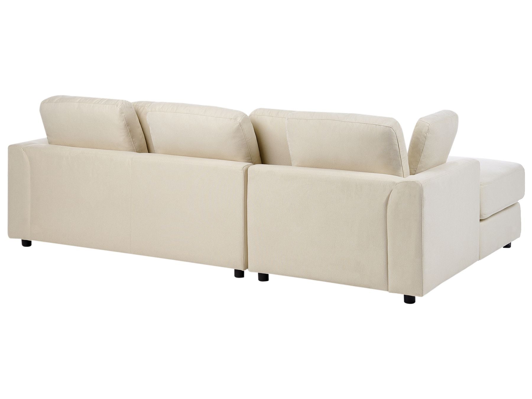Corner Sofa KOHLO Fabric Light Beige 4 Seater Right Hand