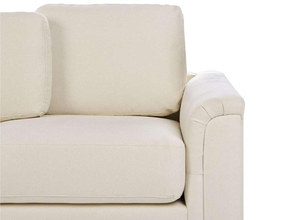 Corner Sofa KOHLO Fabric Light Beige 4 Seater Right Hand