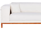 4 Seater Boucle Sofa Off-White VENG